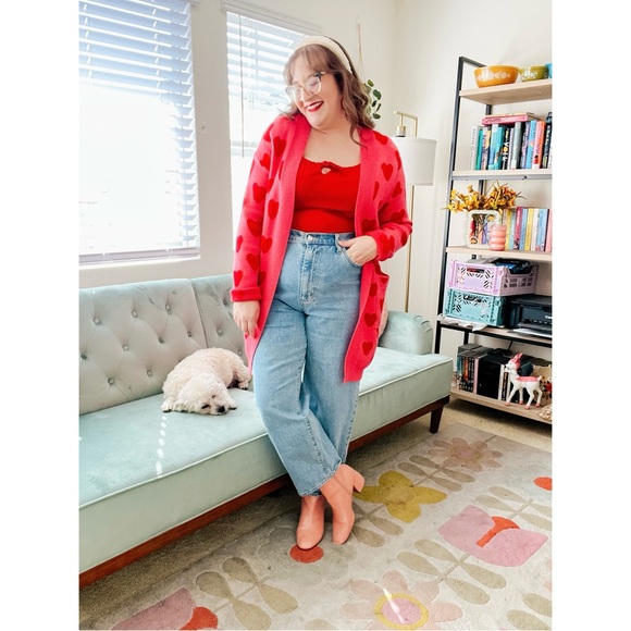 Collectif Red Bow Top - Picture 6 of 6